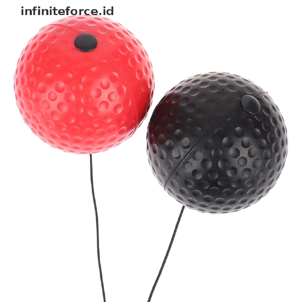 (Infiniteforce.Id) Bandana Dengan Bola Untuk Latihan Refleks Tinju