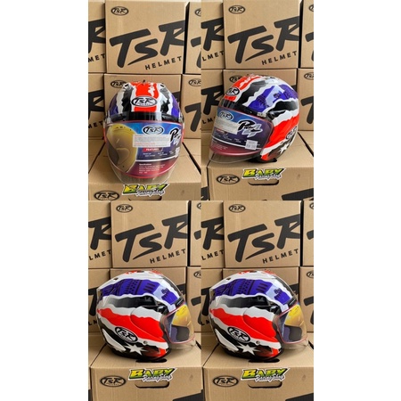 helm TSR RAM4 motif doohan helmet TSR RAM4