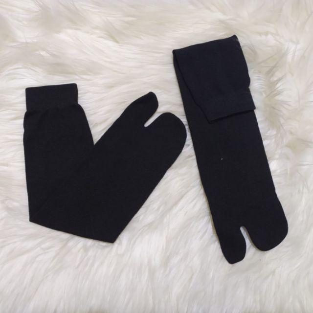 Kaos Kaki Jempol Termurah TERLARIS Kaos Kaki polos bahan polister random-Hitam