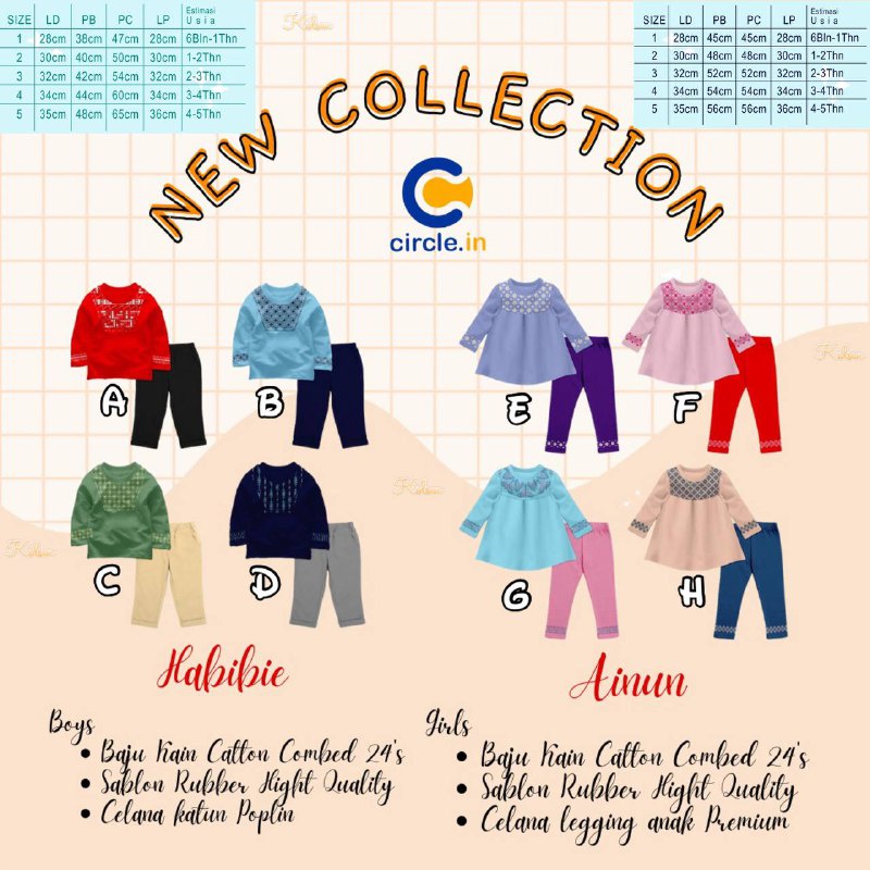 Set baby habibi ainun by Circle in