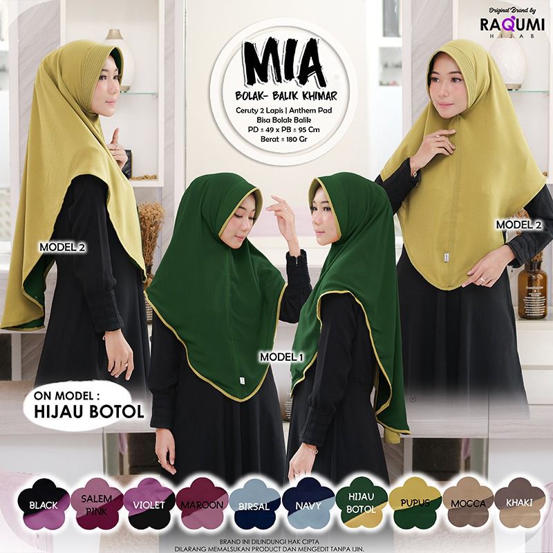 MIA BOLAK BALIK KHIMAR BY ORI RAQUMI HIJAB