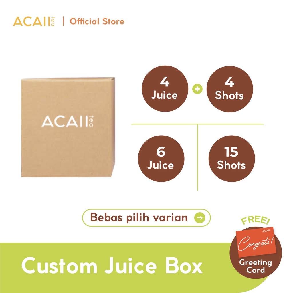 

Acaii Tea Custom Juice Box isi 6 (6x500ml)