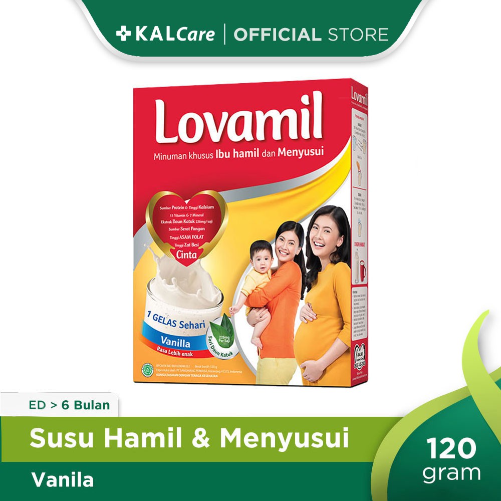 Lovamil Hamil dan Menyusui Vanilla 120gr
