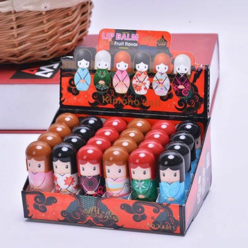 Lipstick Lip Balm Kimonoo isi 24 pcs