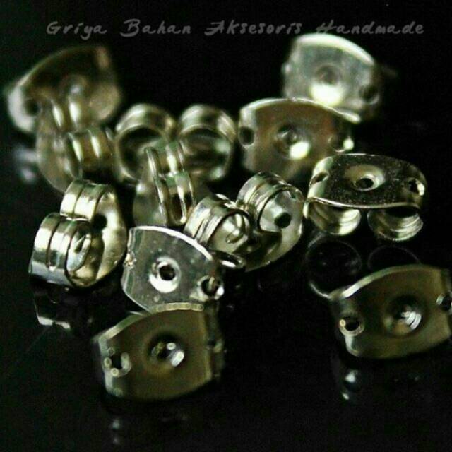 Bantalan Anting Besi Pantat Anting Besi Bahan Anting Bahan Aksesoris Handmade