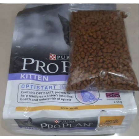 PRO PLAN KITTEN / ADULT REPACK 500gr PROPLAN (KEMASAN REPACK)