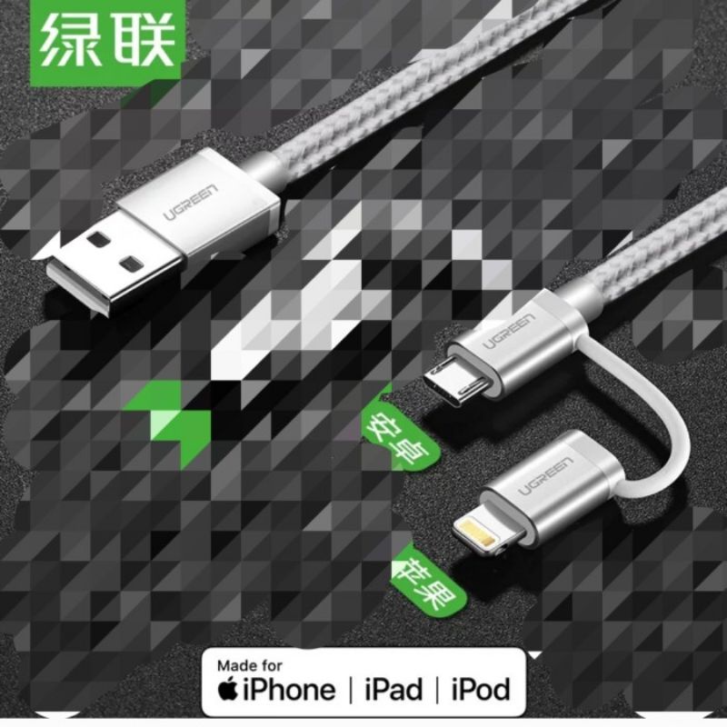 Ugreen Kabel Usb to Lightning MFI - Kabel Ugreen Lightning Iphone Mfi