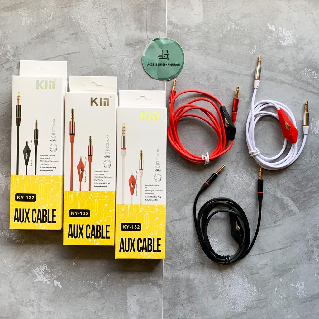 KABEL AUX KY132 (ADA MIC)