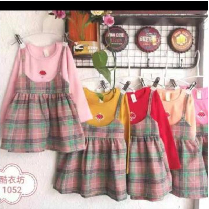 DRES BABY FLANEL IMPORT 1-4 TAHUN