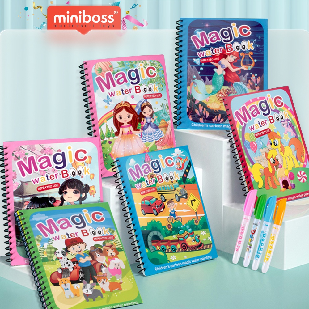 Magic Water Book Magic Water Pen Mainan Edukasi Anak Buku Gambar Mewarnai istana online