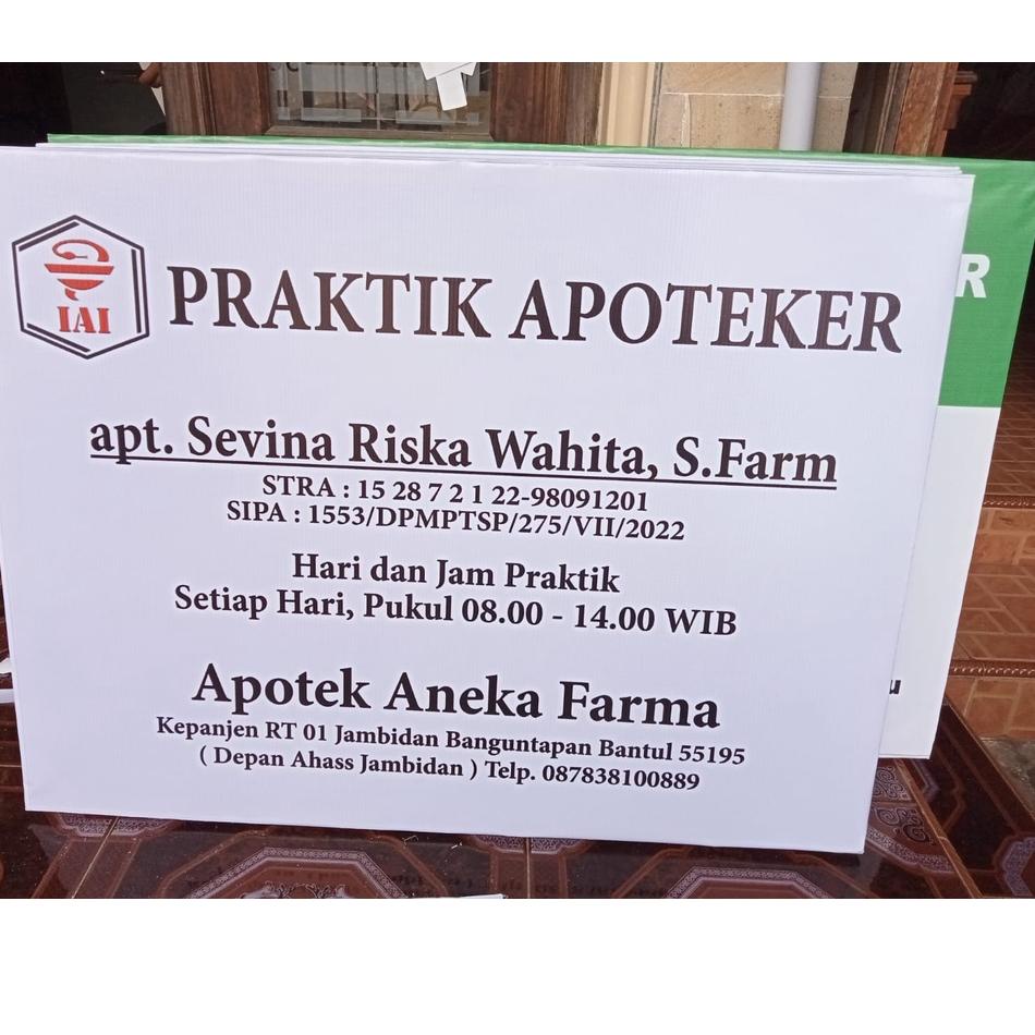 

<N-ANI) <♫) // PAPAN NAMA APOTEK / APOTEKER <premium)