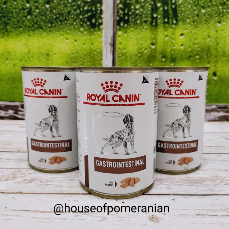 ROYAL CANIN GASTRO INTESTINAL kaleng 400gr dog wet food canned makanan anjing basah