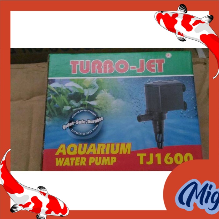 pompa celup water pump aquarium Turbo Jet Tj 1600