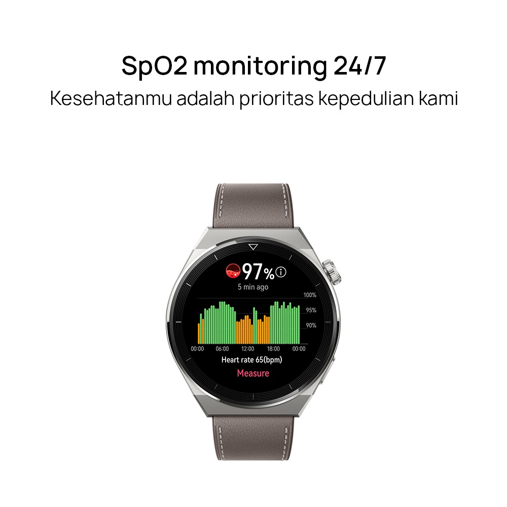 Huawei Watch GT 3 Pro 46mm SmartWatch | ECG | Sapphire Design | Pro Health Care | Classy Workout | Garansi Resmi