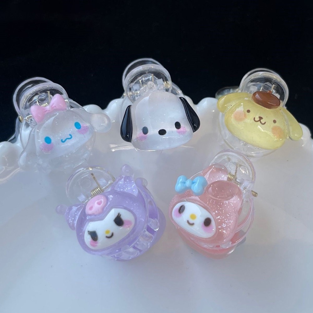 【COD Tangding】1pc Jepit Rambut Desain Kartun Anjing Untuk Aksesoris Pelajar Perempuan