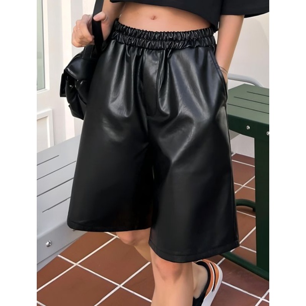 SHORTS PANTS LEATHER | CELANA KULIT PENDEK