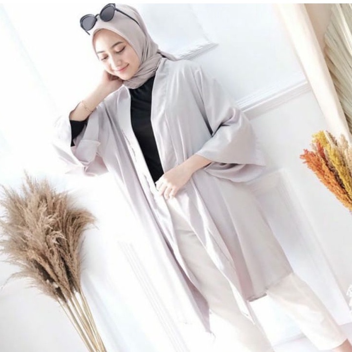 LONG OUTER KIMONO KARDIGAN / CARDIGAN LONG KIMONO OUTER / CARDIGAN WOLFIS WANITA