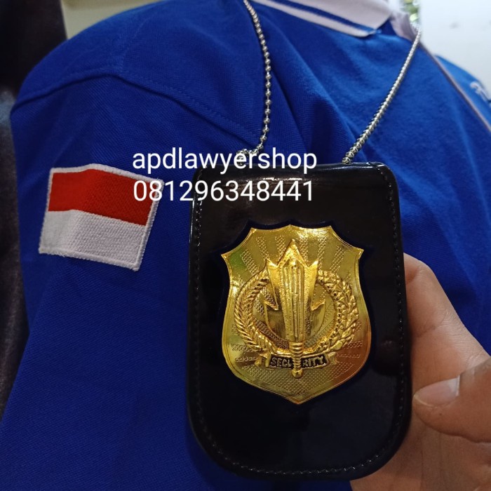 

Murah Dompet Kalung Lencana Dompet Kartu Kta Security Satpam Kulit Bagus Sale!!!