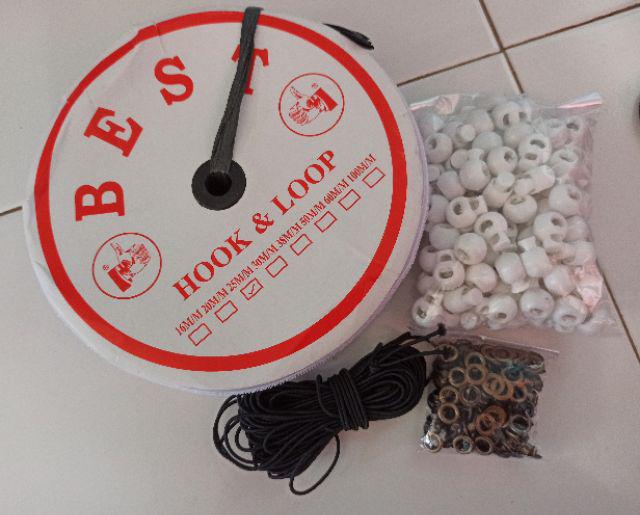 Stopper Bulat 17 Mm Plastik Putih