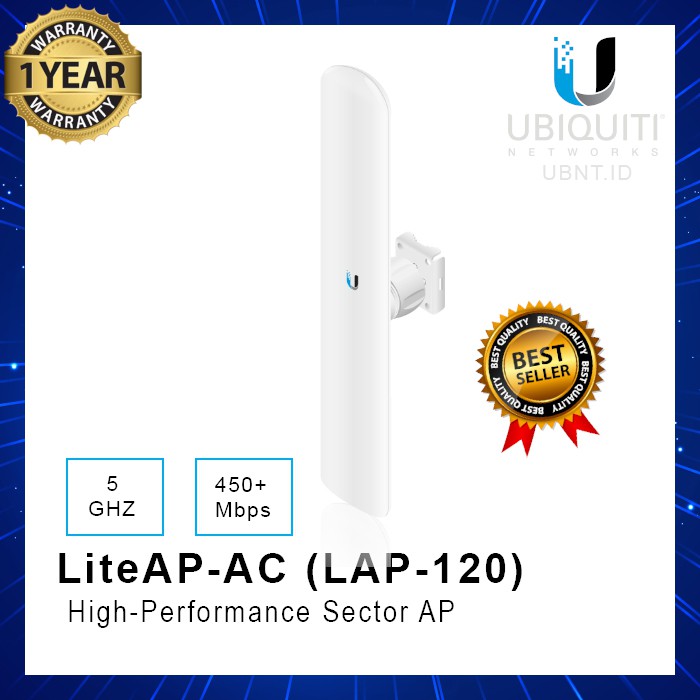 Ubiquiti LAP-120 LAP 120 LiteBeam AP AC 16dbi 120 degrees