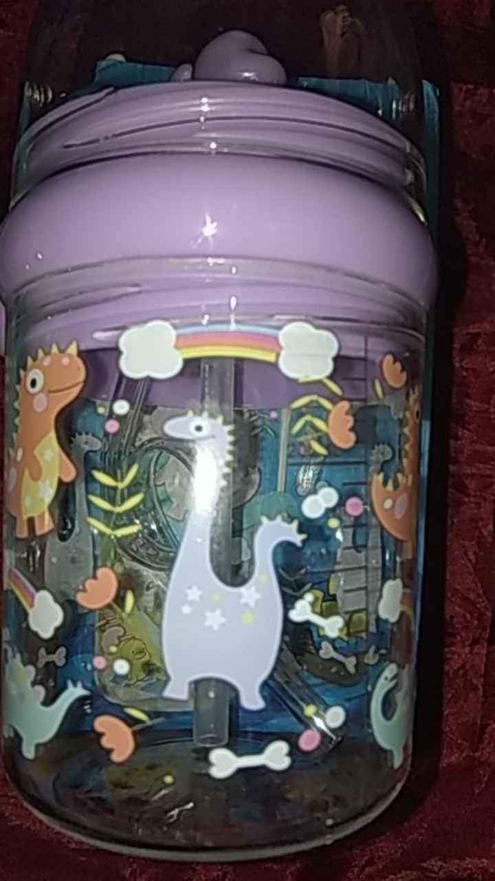 Botol Minum Anak Karakter Lumba Lumba Air Mancur -  Botol Minum Karakter Anak