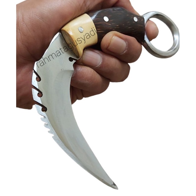 BAYAR DI TEMPAT  (bayar ditempat/cod) karambit asli aren minang tajam dua sisi
