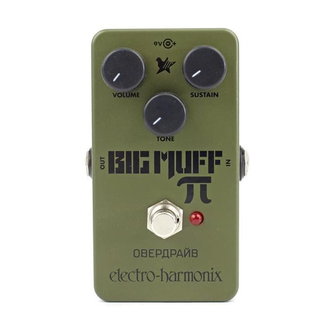 Pedal Efek Gitar Ehx Big Muff Pi - Classic Green Russian