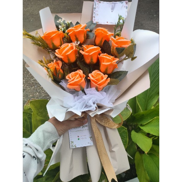 Soap flower bouquet/ buket bunga sabun