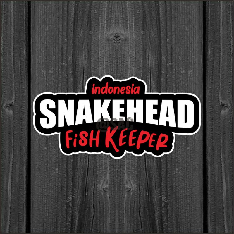 Stiker ikan | Indonesia Snakehead
