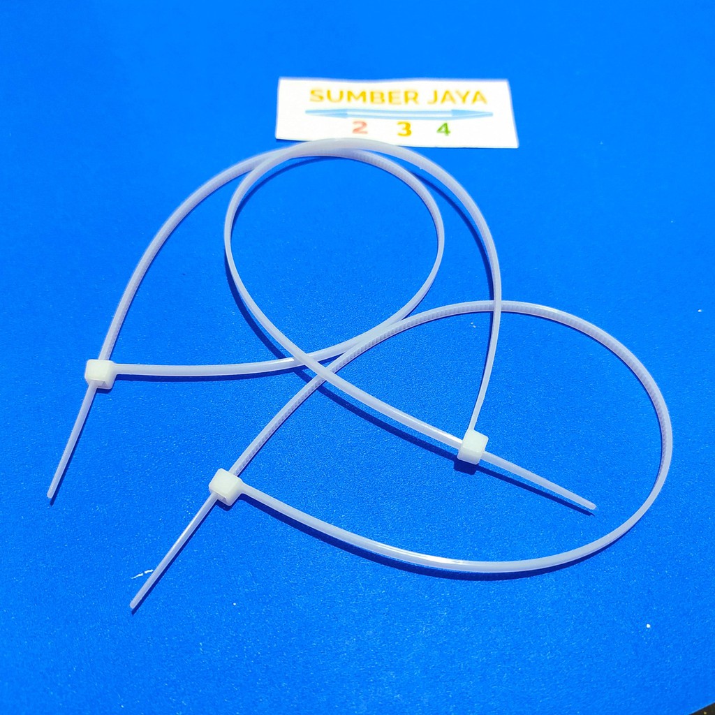 Kabel Ties 25 CM PUTIH isi 100 PCS 3 X 250 TERMURAH