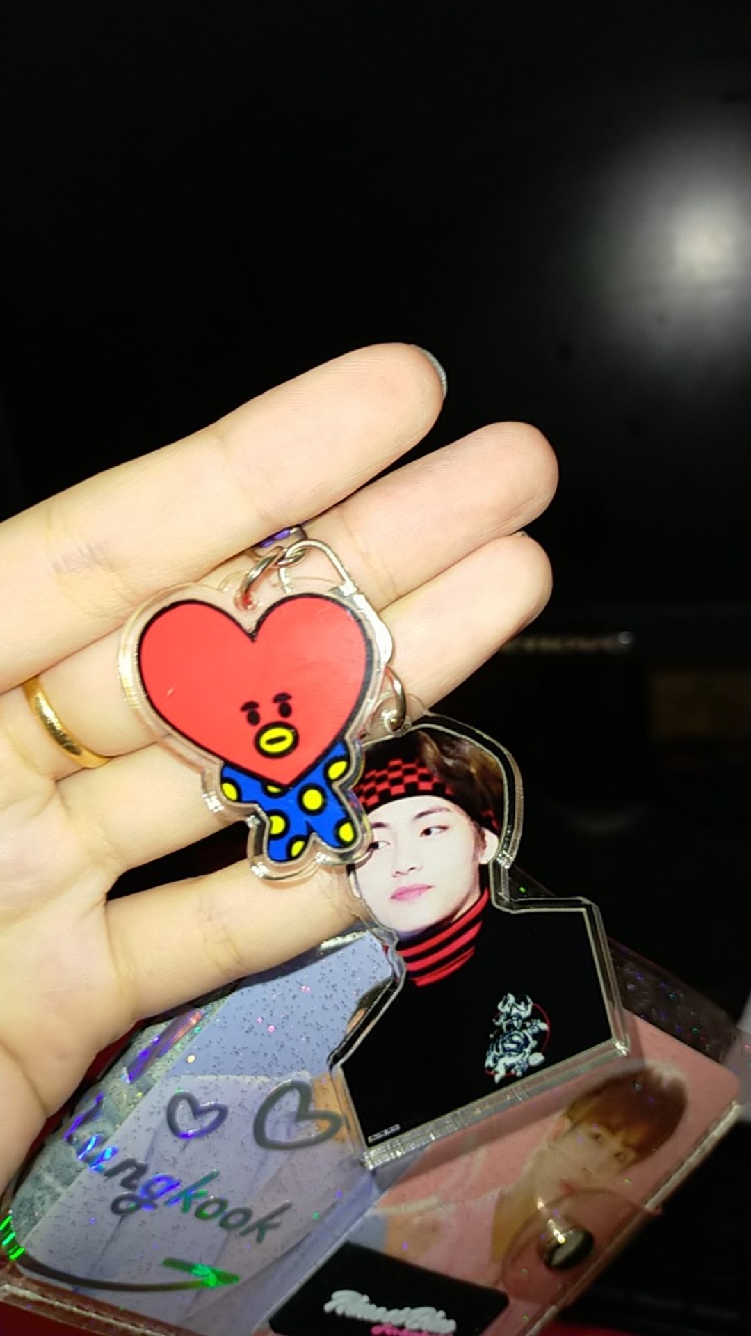 Kpop Bts Bt21 Cute Keychain Akrilik Keyring.gantungan Kunci Bts. Minor 3