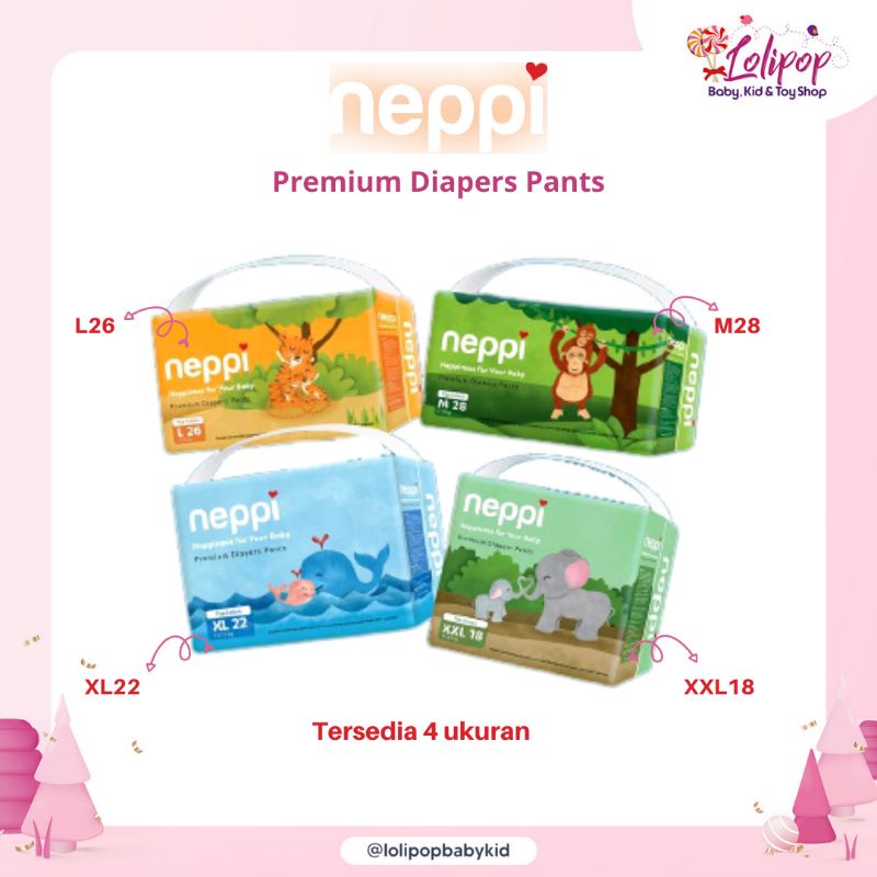 NEPPI BABY DIAPERS PANTS M28