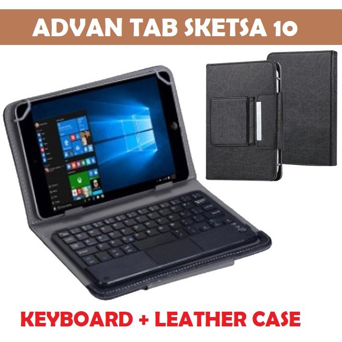 ADVAN TAB SKETSA 10 KEYBOARD BLUETOOTH TOUCHPAD TRACKPAD LEATHER