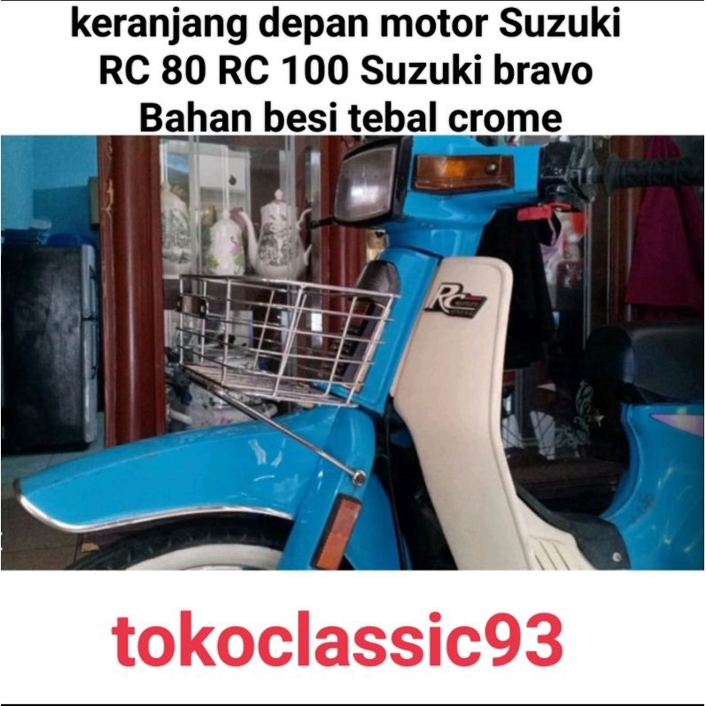 Keranjang depan motor Suzuki RC80 RC100 Suzuki bravo