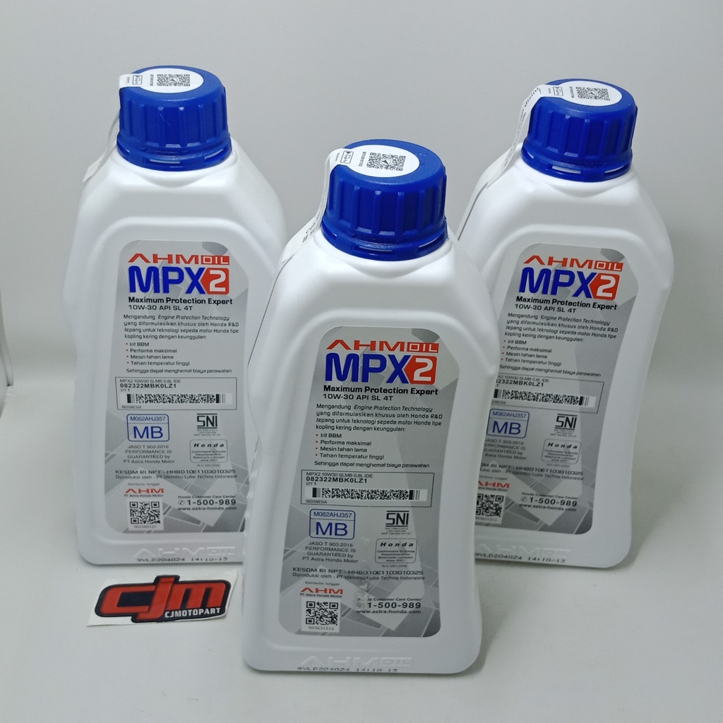 PAKET HEMAT 3 BOTOL OLI MPX2 MATIC 800ML ORIGINAL
