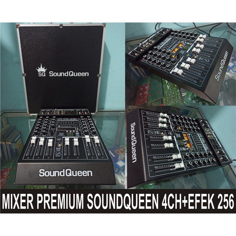 PROFESSIONAL MIXER 4CHANNEL USB DIGITAL 256EFEK Soundqueen Jackpot 4