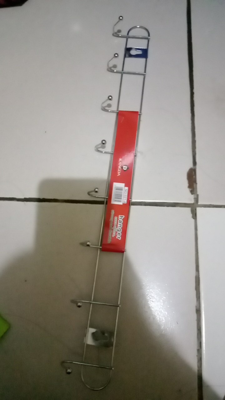Kapstok 8 Kait / Gantungan Baju Dinding /capstok