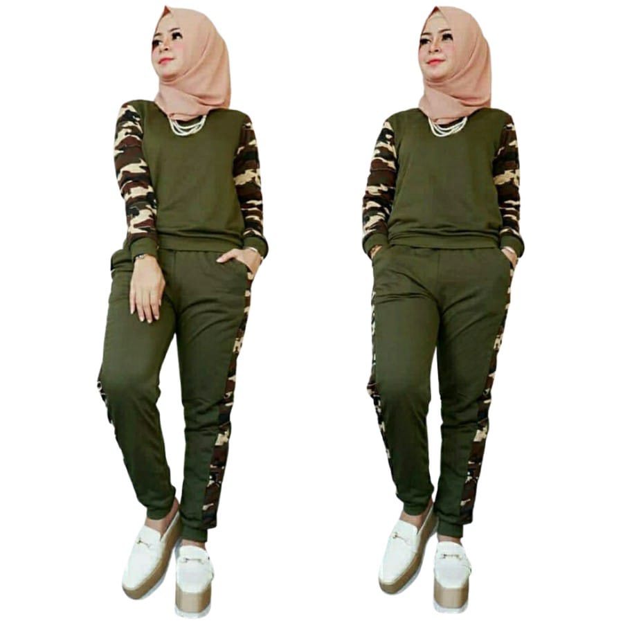 BO - SETELAN ARMYNDA / SETELAN WANITA LENGAN PANJANG / FASHION