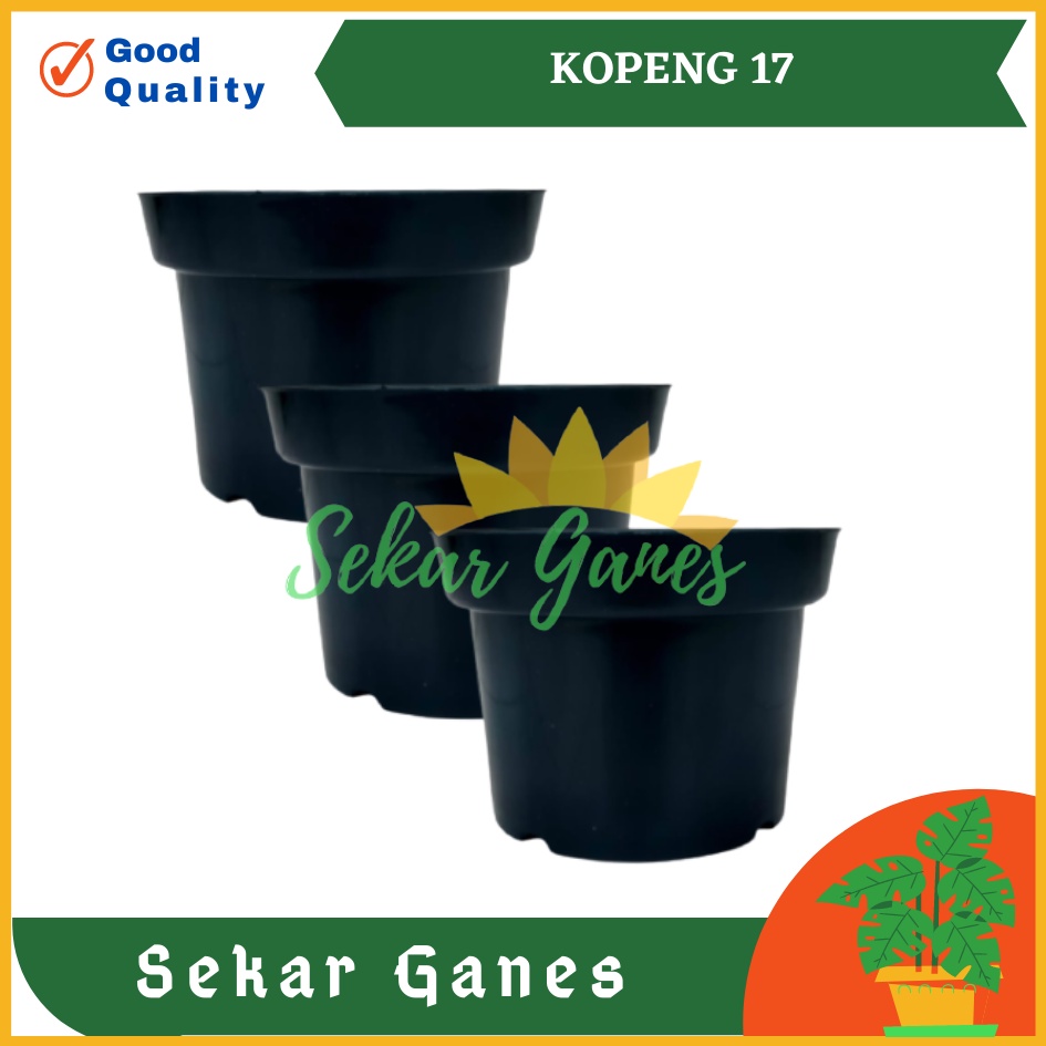 Pot Bunga Plastik u.17 Bahan Bagus Pot Tanaman Pot Bunga Termurah