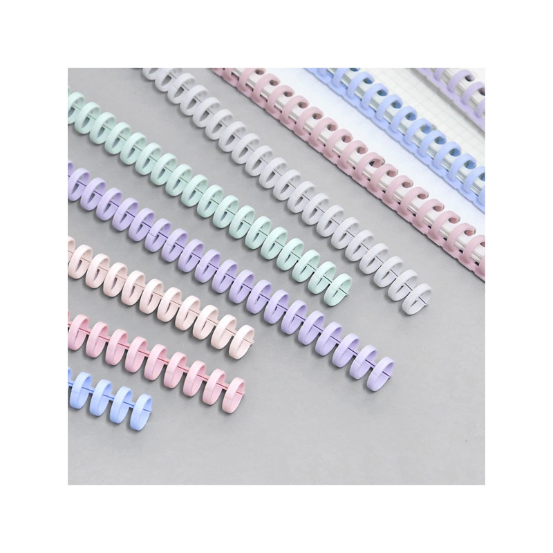 

DIY Plastic Binder Binding Strip Pastel
