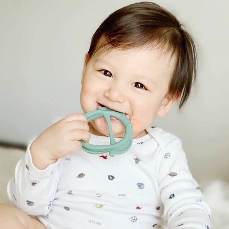 Mary Mainan Teether Bayi 3D Bahan Silikon BPA Free