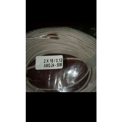 kabel awg24 1rol panjang 50meter serabut tembaga