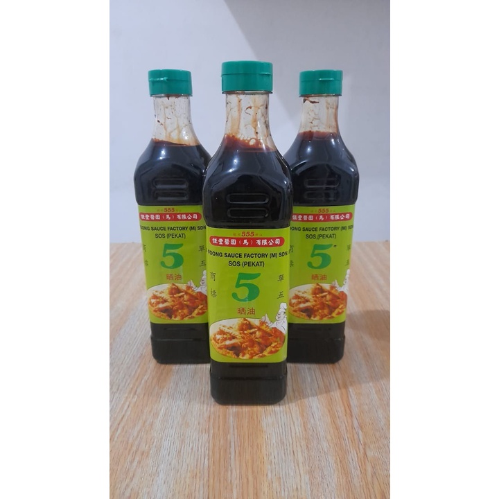 

Kecap hitam Pekat Hung Foong 555 malaysia 750 ml