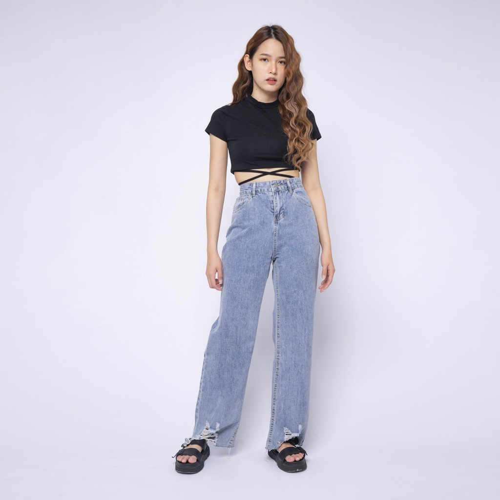 VIERLIN - Jeans 663 - HIGH WAIST LOOSE JEANS WANITA