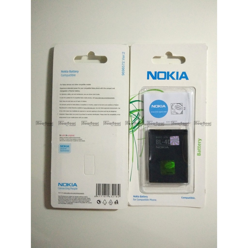 Baterai Nokia BL-4D BL4D Original ORI OEM Batre Battery Batu Batrai