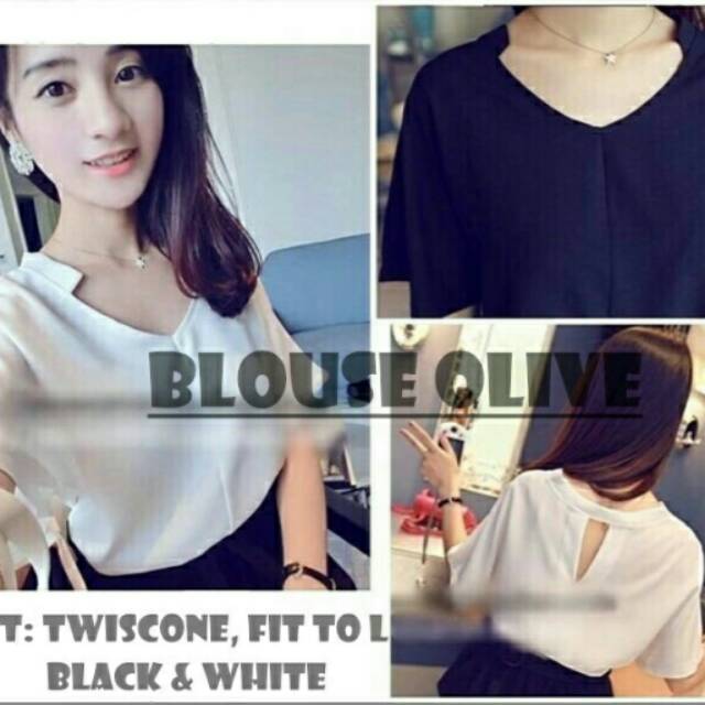 Blouse olive