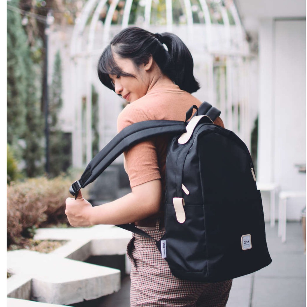 Maja Series black Tas  Ransel Wanita  Backpack  Multifungsi 