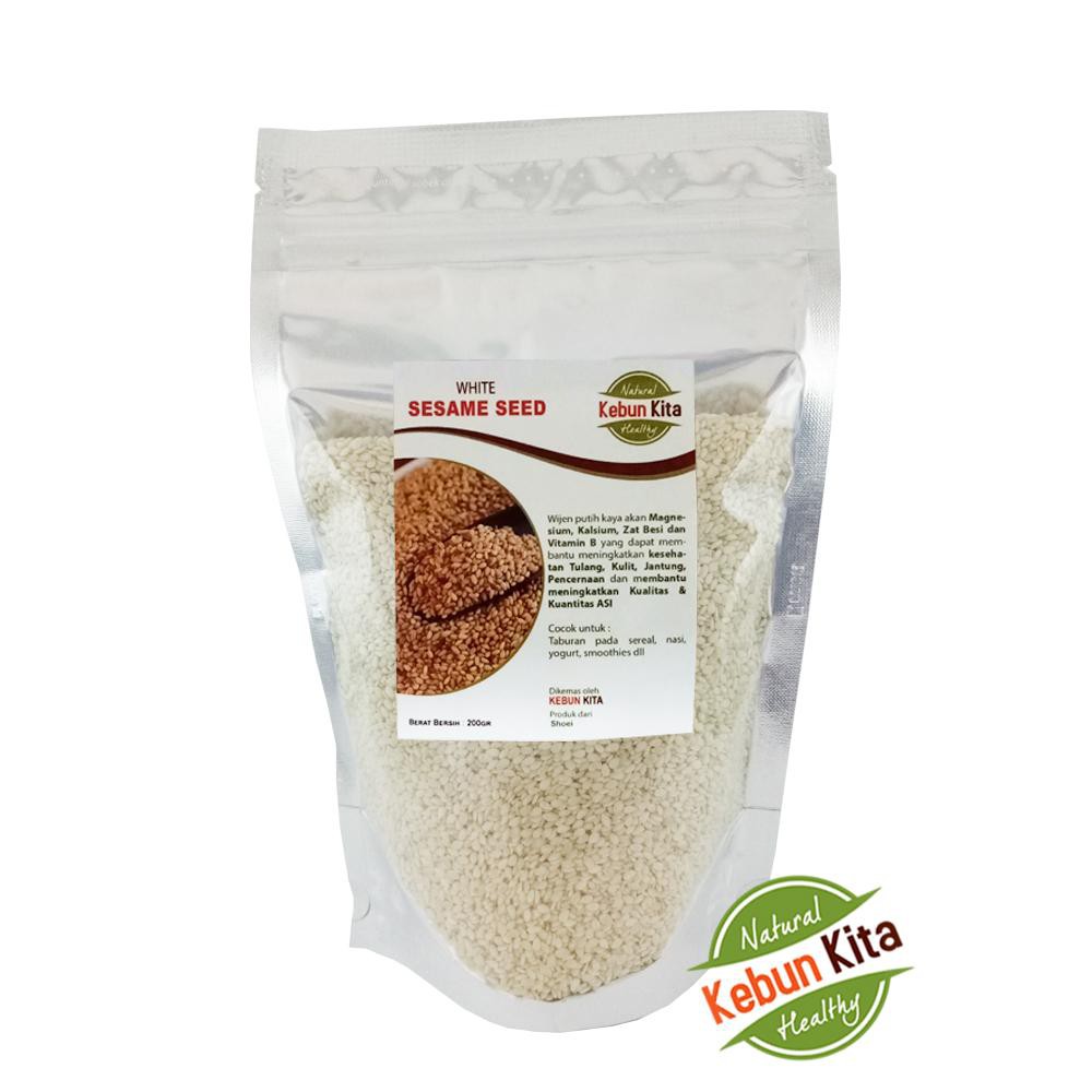 

Biji Wijen Putih 200gr - White Sesame Seeds