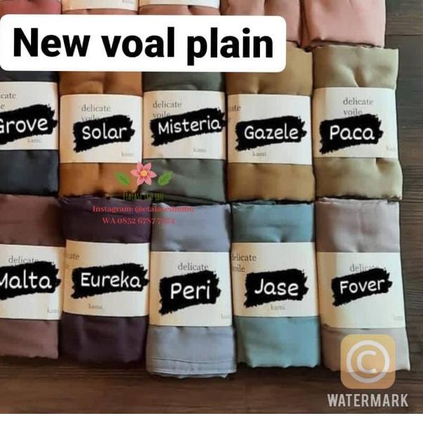 ✬ Airy Voal (New Voal Plain) Scarf by Kamiidea ♜