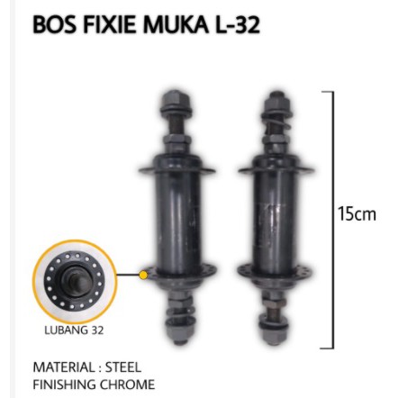 Bos Sepeda Fixie Depan L 32